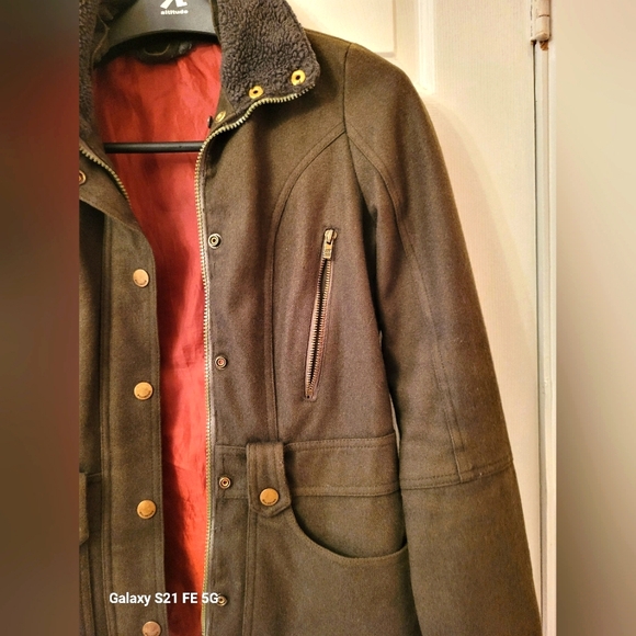 Billabong army green jacket - Picture 5 of 7